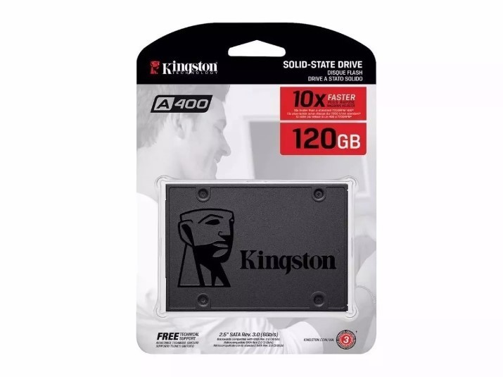 Disco Kingston SSD 120GB A400 SATA3 2.5"